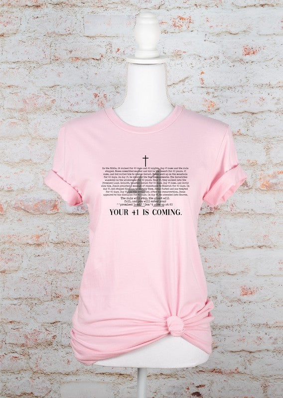 Your Day 41 Is Coming Graphic Tee Plus Size