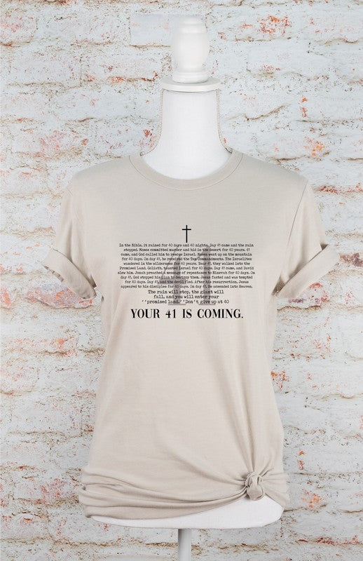 Your Day 41 Is Coming Graphic Tee Plus Size