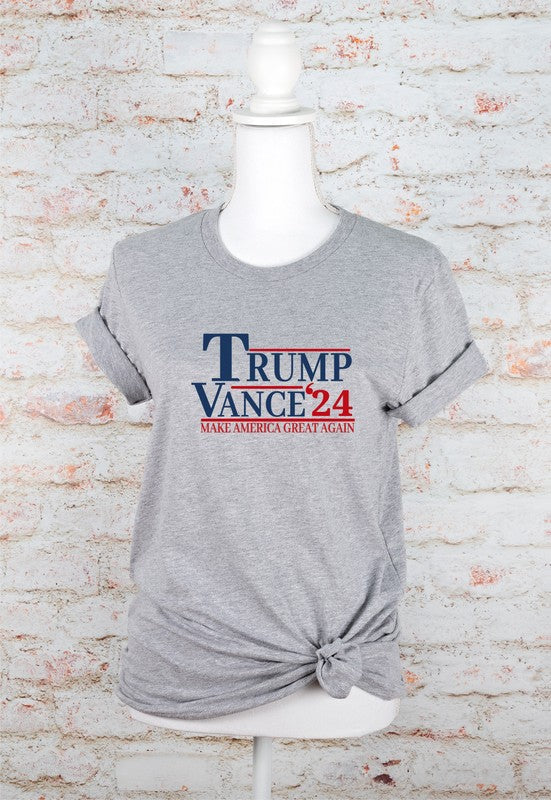 Trump Vance 2024 Softstyle Graphic Plus Size Tee T-Shirt