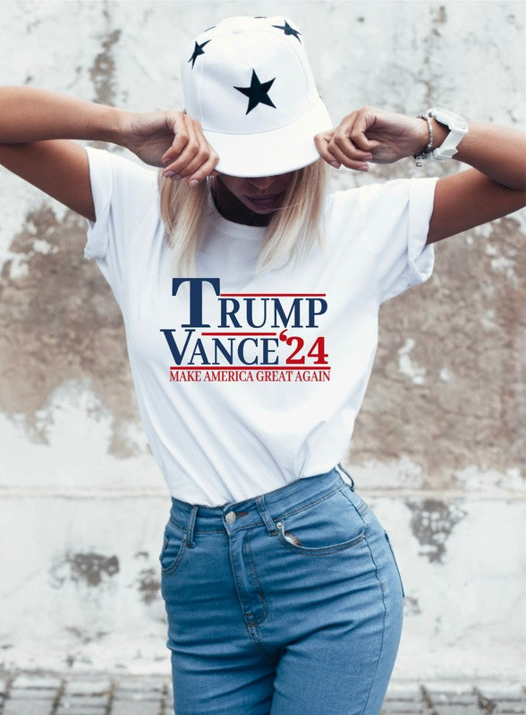 Trump Vance 2024 Softstyle Graphic Tee T-Shirt