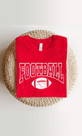 Distressed Football Graphic Tee PLUS