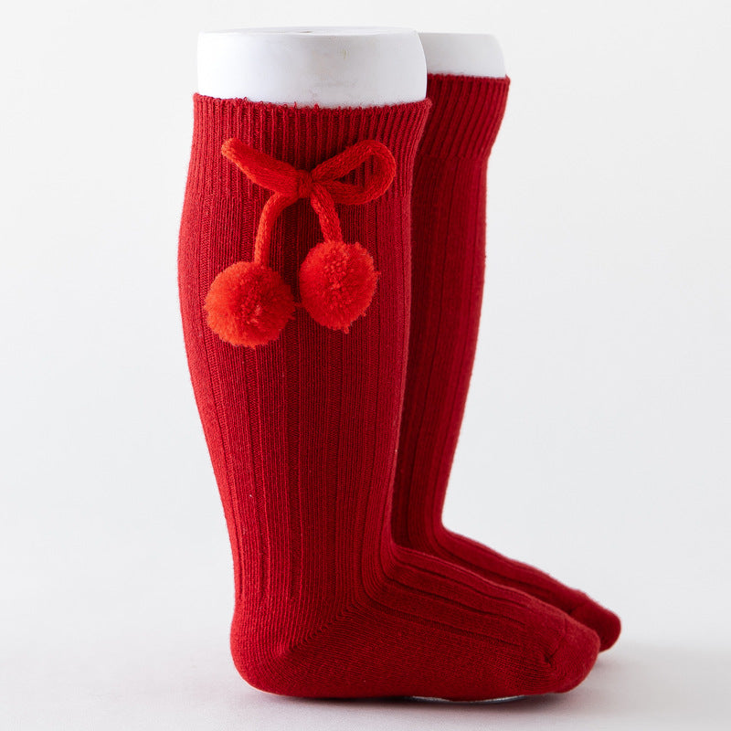 Autumn and Winter Baby Socks For Boys and Girls Baby Cotton Warm Socks In Elegant Christmas Design for Baby Kids