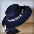 Gold Aztec Western Leather Band Choice Hat