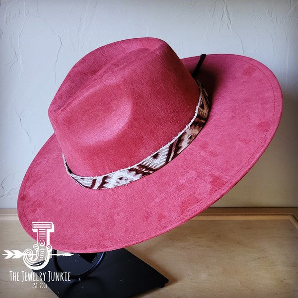 Gold Aztec Western Leather Band Choice Hat