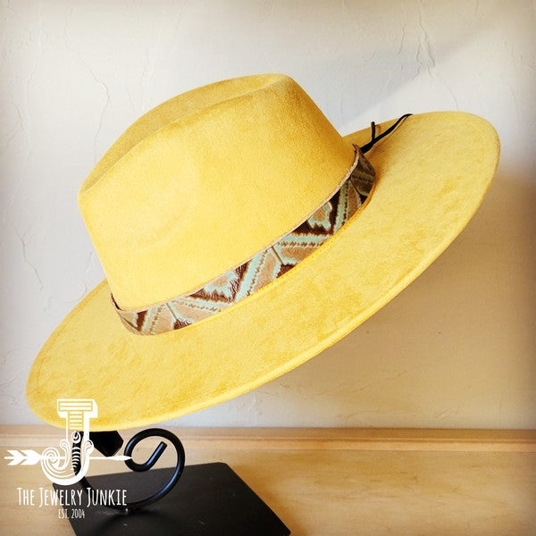 Turquoise Navajo Western Leather Band Choice Hat
