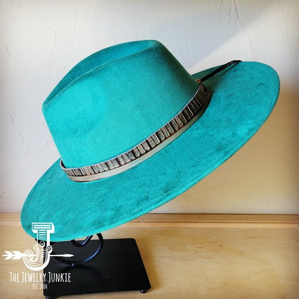 Turquoise Navajo Western Leather Band Choice Hat