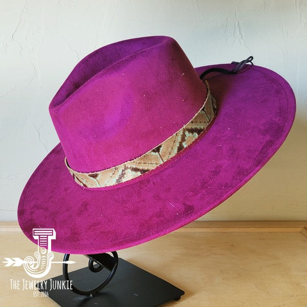 Turquoise Navajo Western Leather Band Choice Hat