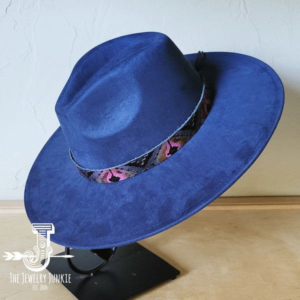 Magenta Navajo Western Leather Band Choice Hat