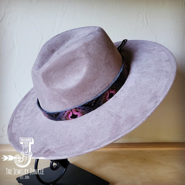 Magenta Navajo Western Leather Band Choice Hat