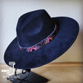 Magenta Navajo Western Leather Band Choice Hat