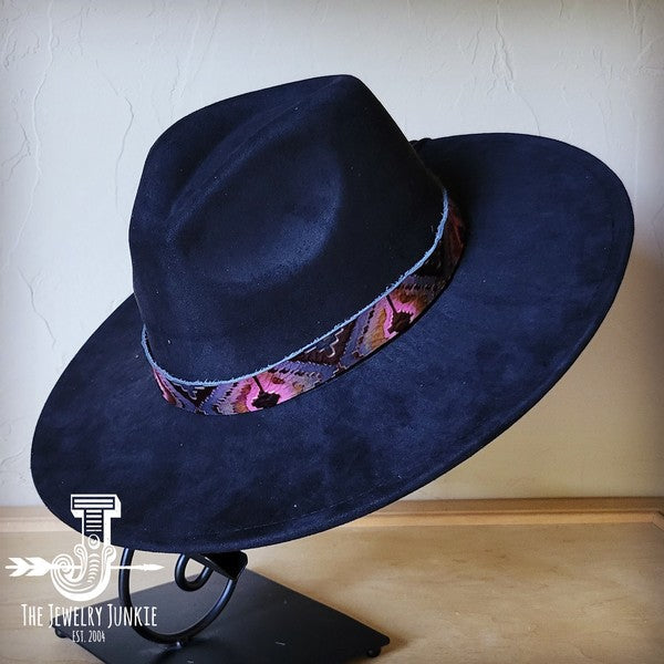 Magenta Navajo Western Leather Band Choice Hat