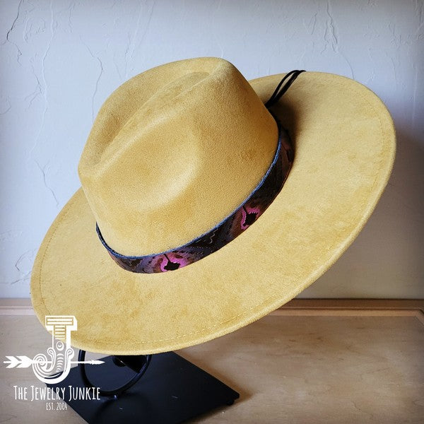 Magenta Navajo Western Leather Band Choice Hat