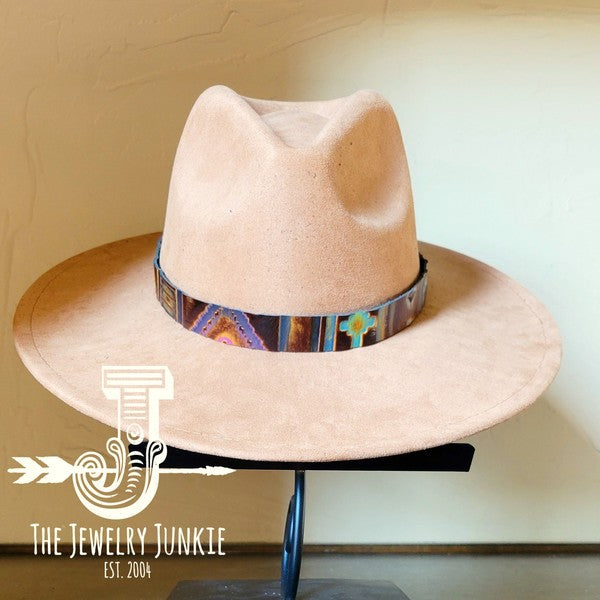 Magenta Navajo Western Leather Band Choice Hat