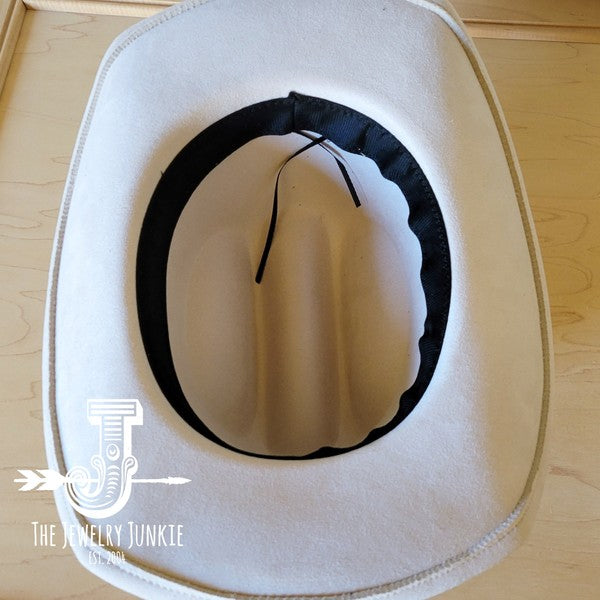 Gold Gator Western Leather Band W/Choice Hat