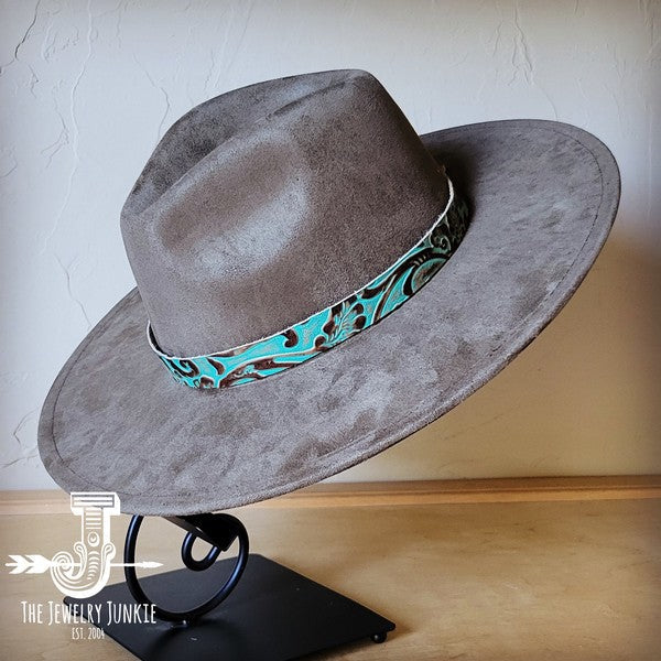 Cowboy TurquoiseWestern Leather Band w/ Choice Hat