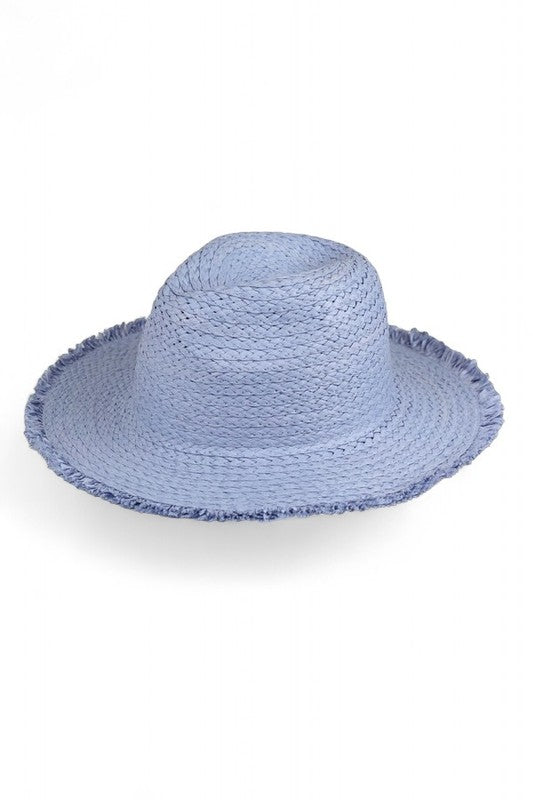 Crochet Straw Cowboy Hat