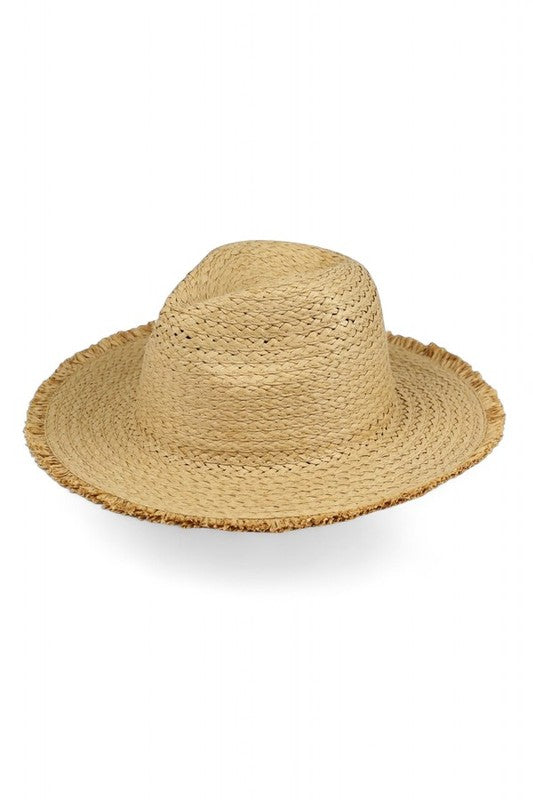 Crochet Straw Cowboy Hat