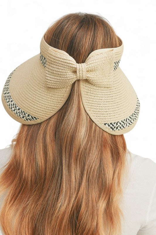 Tweak Pattern Roll Up Sun Visor