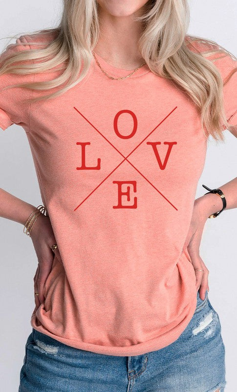 Love Valentines Day PLUS SIZE Graphic Tee T-Shirt