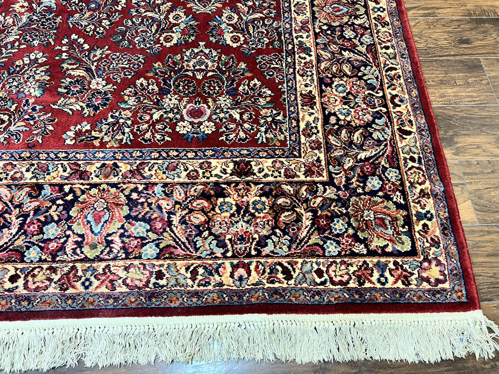 Karastan Rug 10x18 Red Sarouk #785, Wool Karastan Carpet, Original 700 Series, Vintage Discontinued Large Oriental Rug