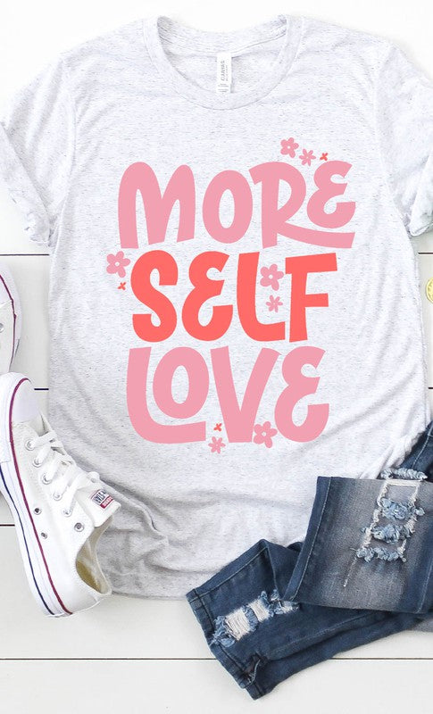 Retro More Self Love Graphic Tee T-Shirt PLUS