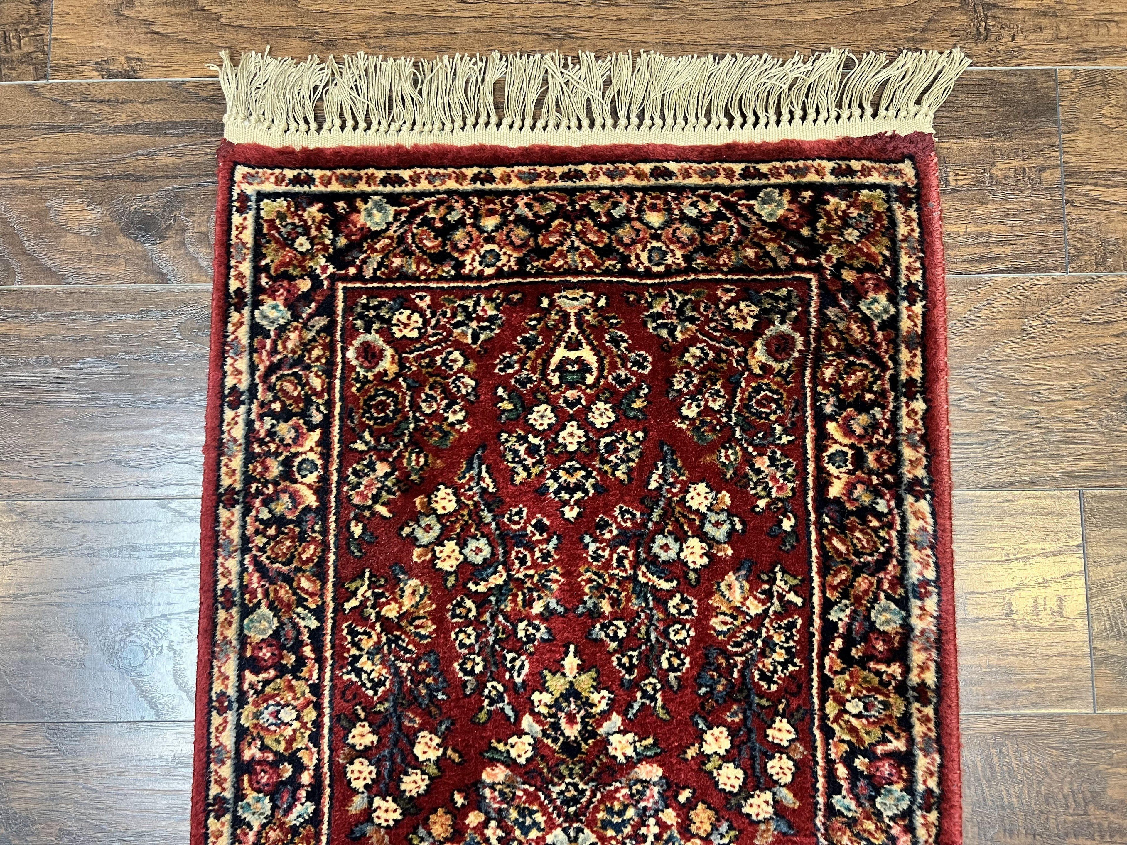 Antique Karastan Runner Rug 2x12, Karastan Sarouk #785, Original Collection, 700 Series, 2 x 12 Runner for Hallway, Wool Karastan Rug, Rare
