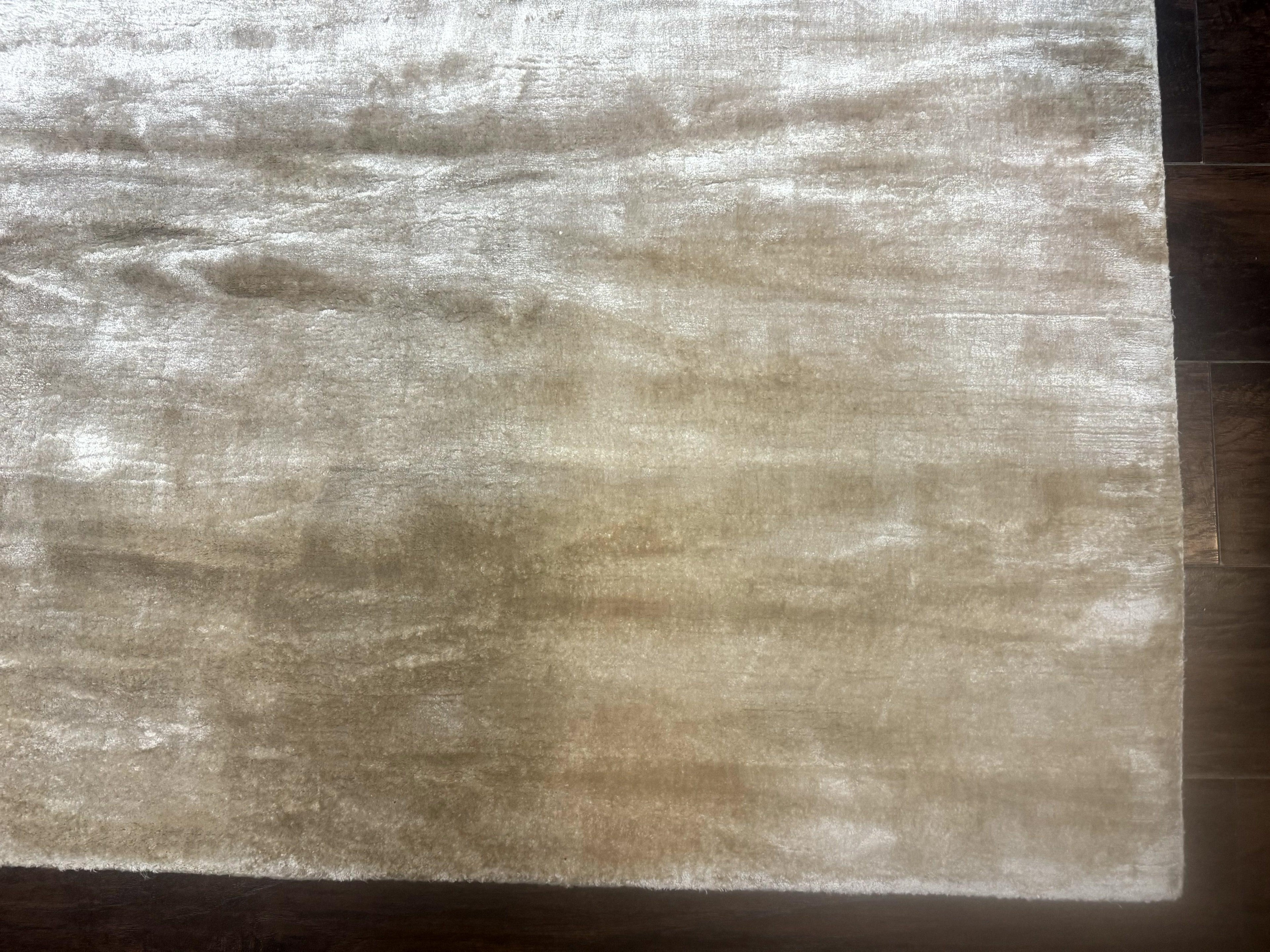 Tibetan Rug 9x11, Handmade Modern Contemporary Area Rug