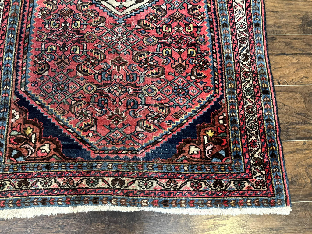 Antique Persian Tribal Rug 3.6 x 5, Hamadan Angelas Rug