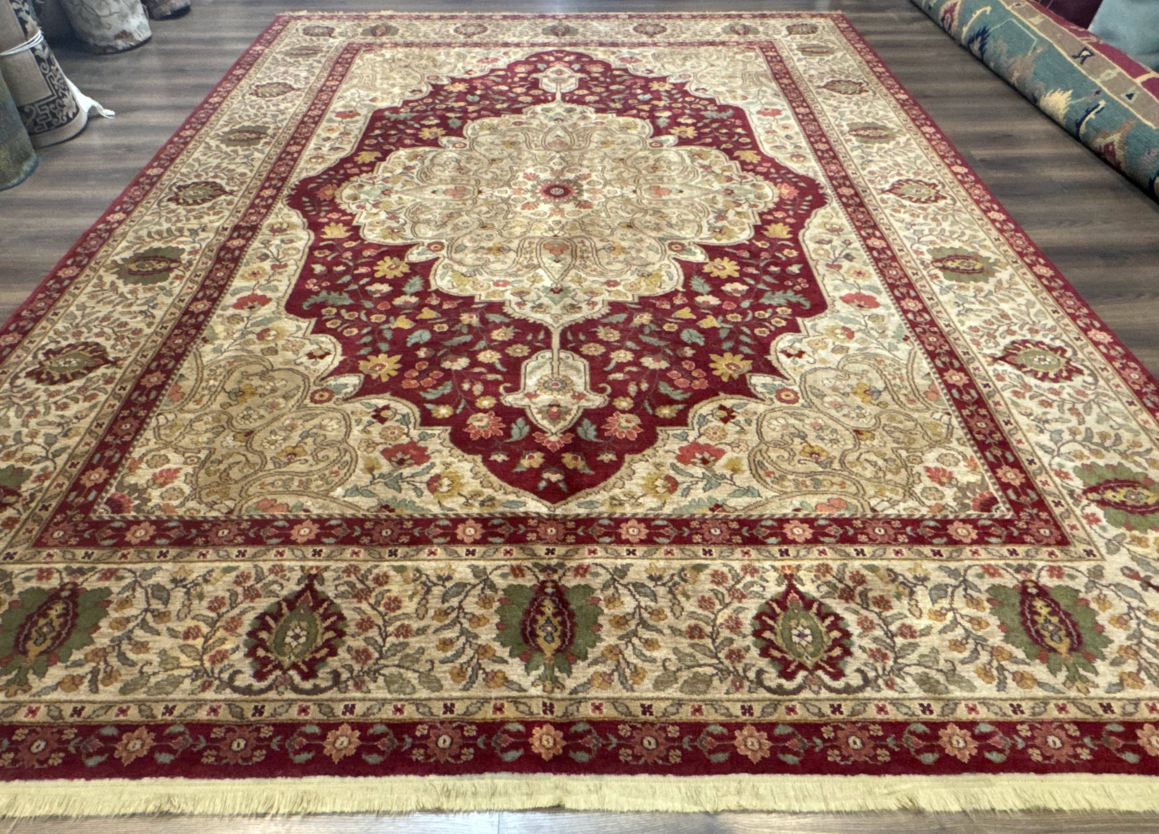 Karastan Rug 8.8 x 12, Antique Legends Royal Tabriz, Wool Pile, Vintage, Rare Design