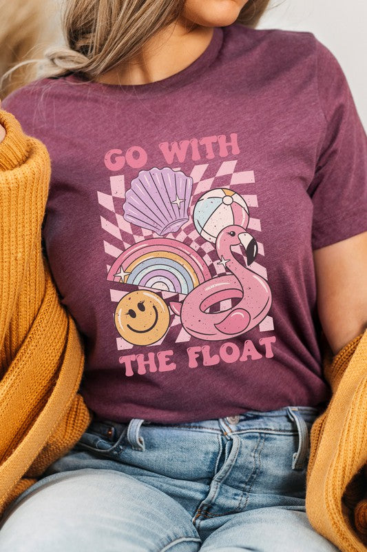 Go With The Float Pool Toys Floaty Graphic Tee T-Shirt