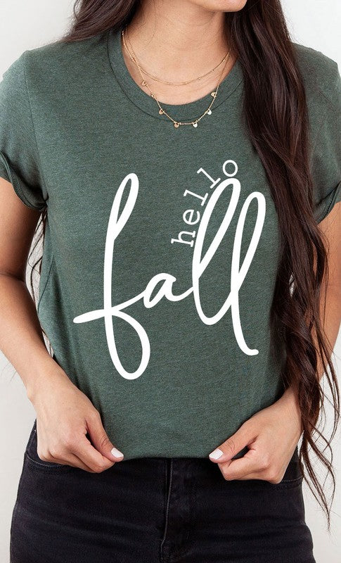 Hello Fall Graphic Tee T-Shirt