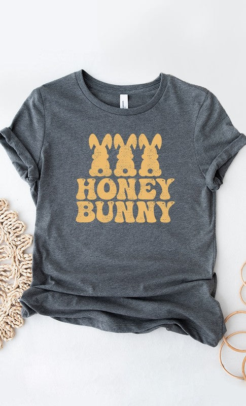 Honey Bunny Easter PLUS SIZE Graphic Tee T-Shirt