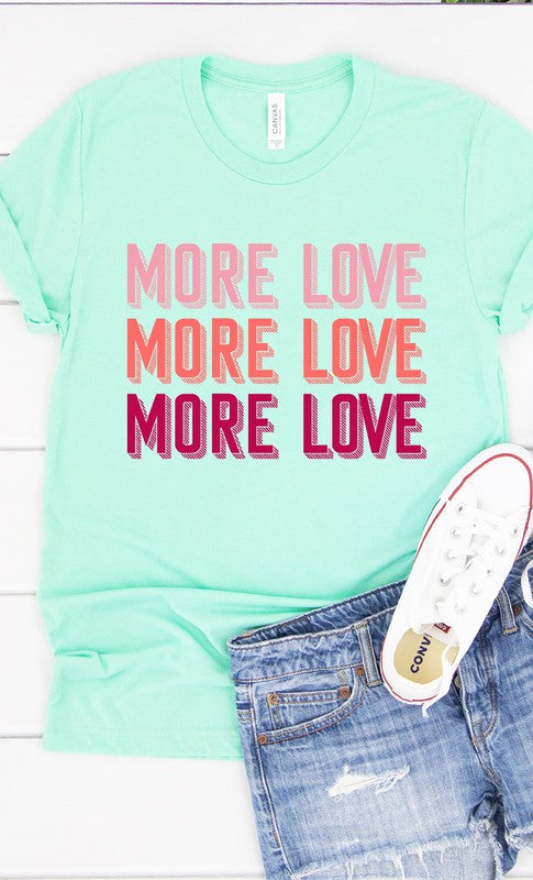 More Love Graphic Tee T-Shirt PLUS