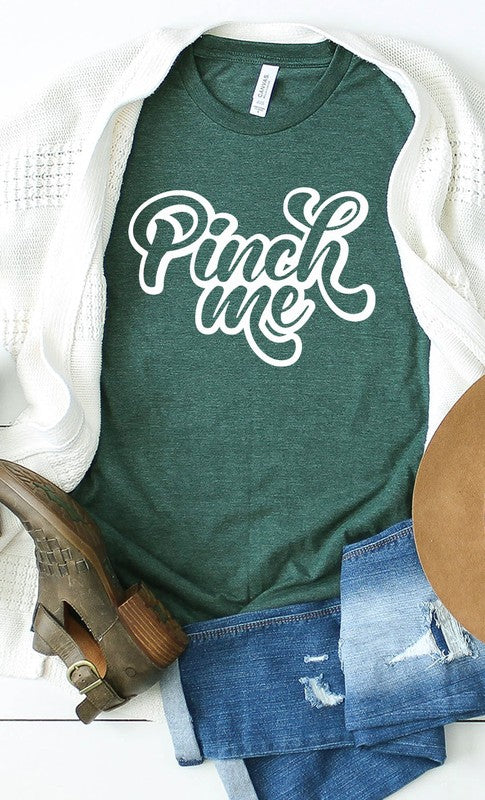 Vintage Pinch Me Graphic Tee T-Shirt