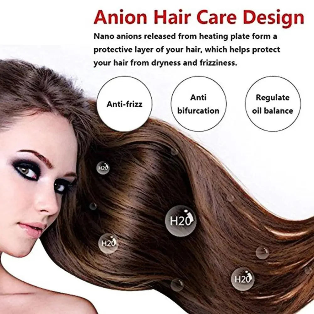 3 IN 1 Multifunctional Hair Straightener Comb Hair Black Red Straightening Brush Portable Comb Fast Heating Men Beard Straightener For Traveling Perfect Gift For Adults