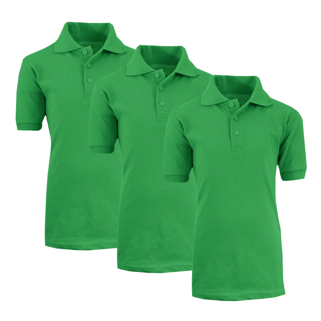 3-Pack: Boys School Uniform Polo