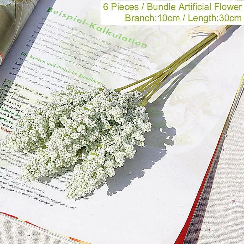 30cm Artificial Silk Peony Flowers Bouquet for Home Decoration -  Faux Christmas Flowers & Wedding Flowers