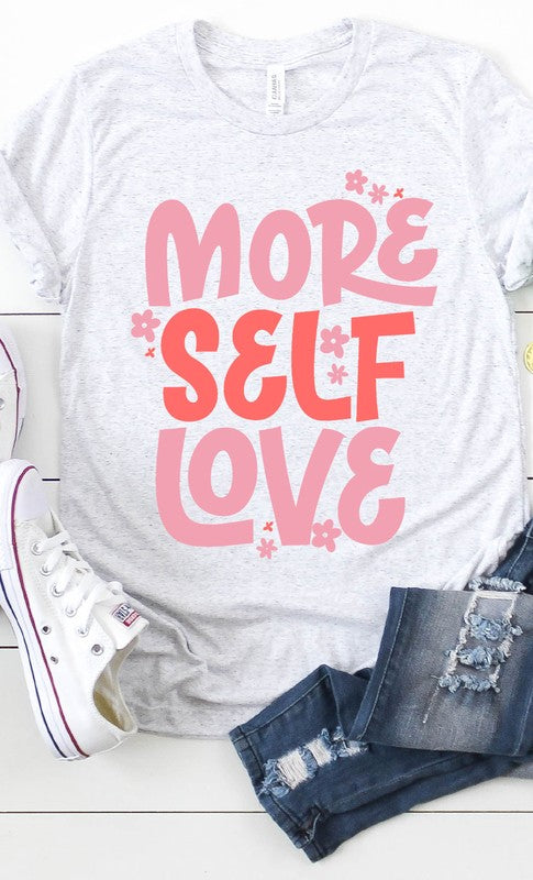 Retro More Self Love Graphic Tee T-Shirt