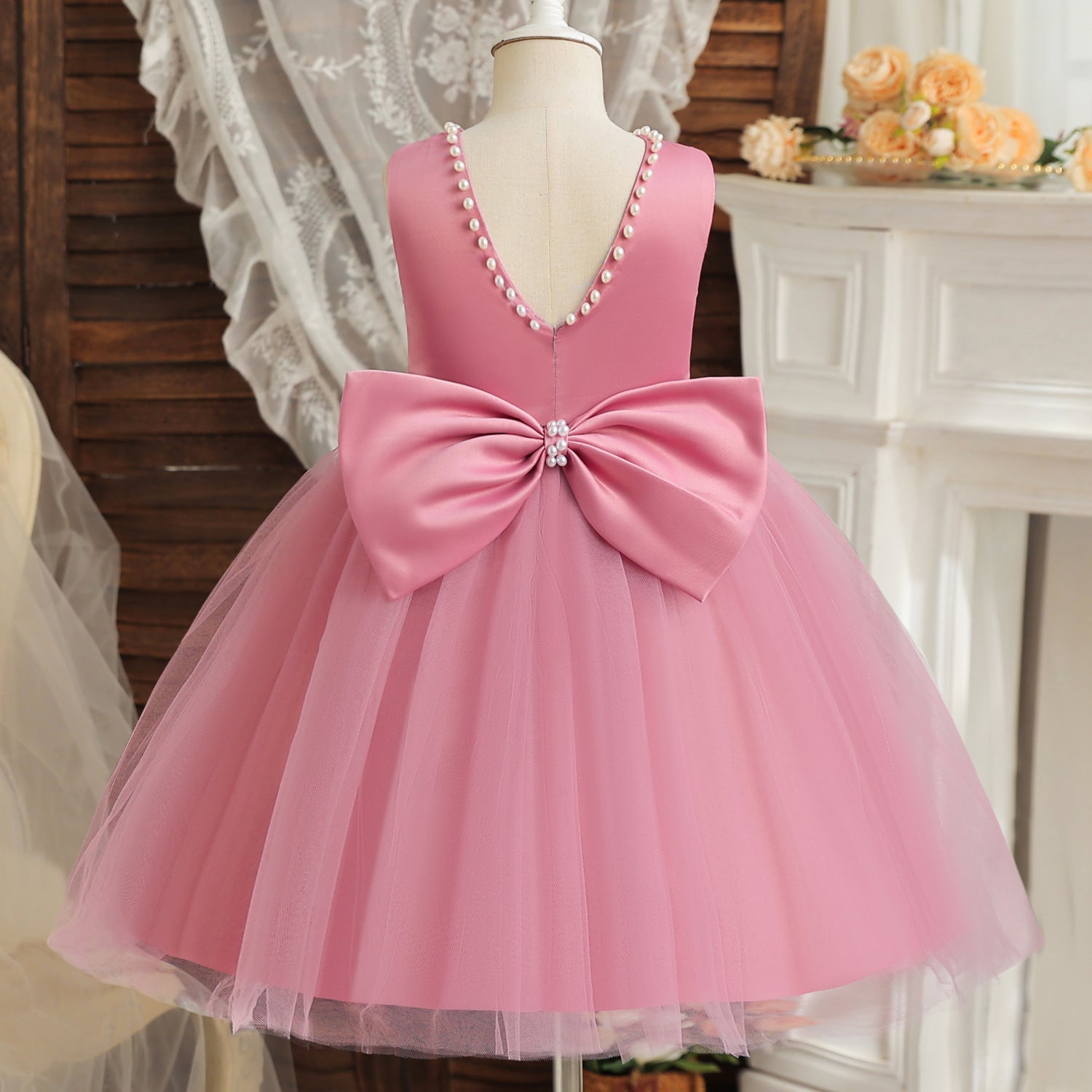 Luxury Girls First Birthday Dress for Newborn Baby Toddler for Princess Great for Parties and Carnivals Girl Party Prom Gown Clothing Wear 1-5 years