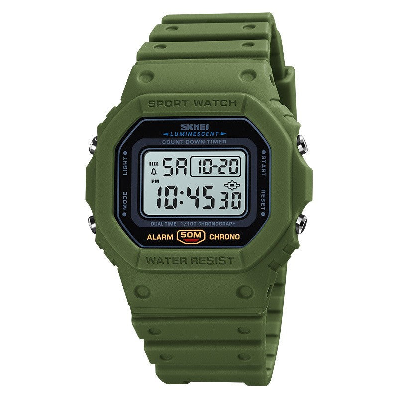 Luxury Modern Sports Watch With Led Digital Display Waterproof 50M Military Famous Unisex Watch For Man and Woman