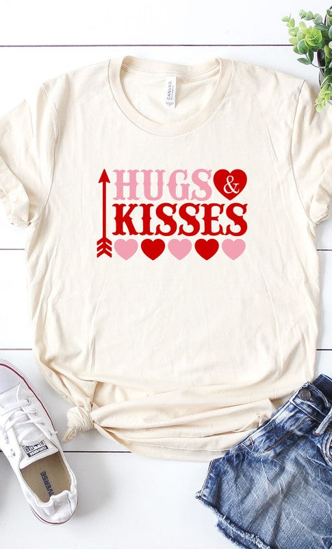 Hugs and Kisses Graphic Tee T-Shirt