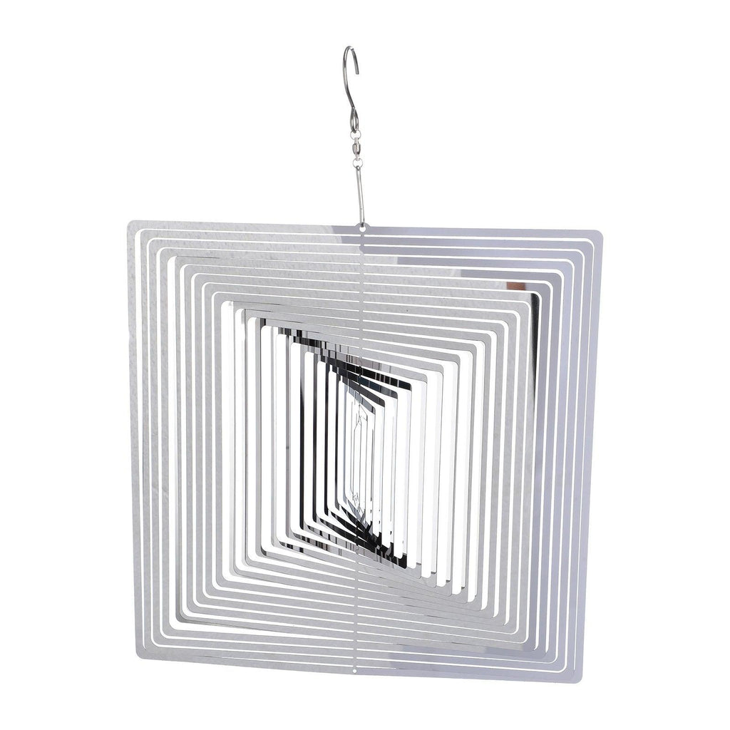 3D Drop-shaped Rotating Wind Spinner Outdoor Metal Sculptures Flowing Stainless Steel Wind Chimes Flowing-Light Effect Design Home Garden Decoration Outdoor Hanging Decor Gift Wind Spinners Mirrored Patio Wind Chime Yard Decor
