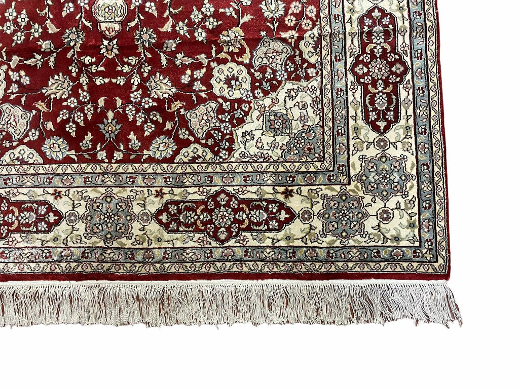 4' X 6' Vintage Fine Handmade Chinese Oriental Silk Rug 400 KPSI Wow