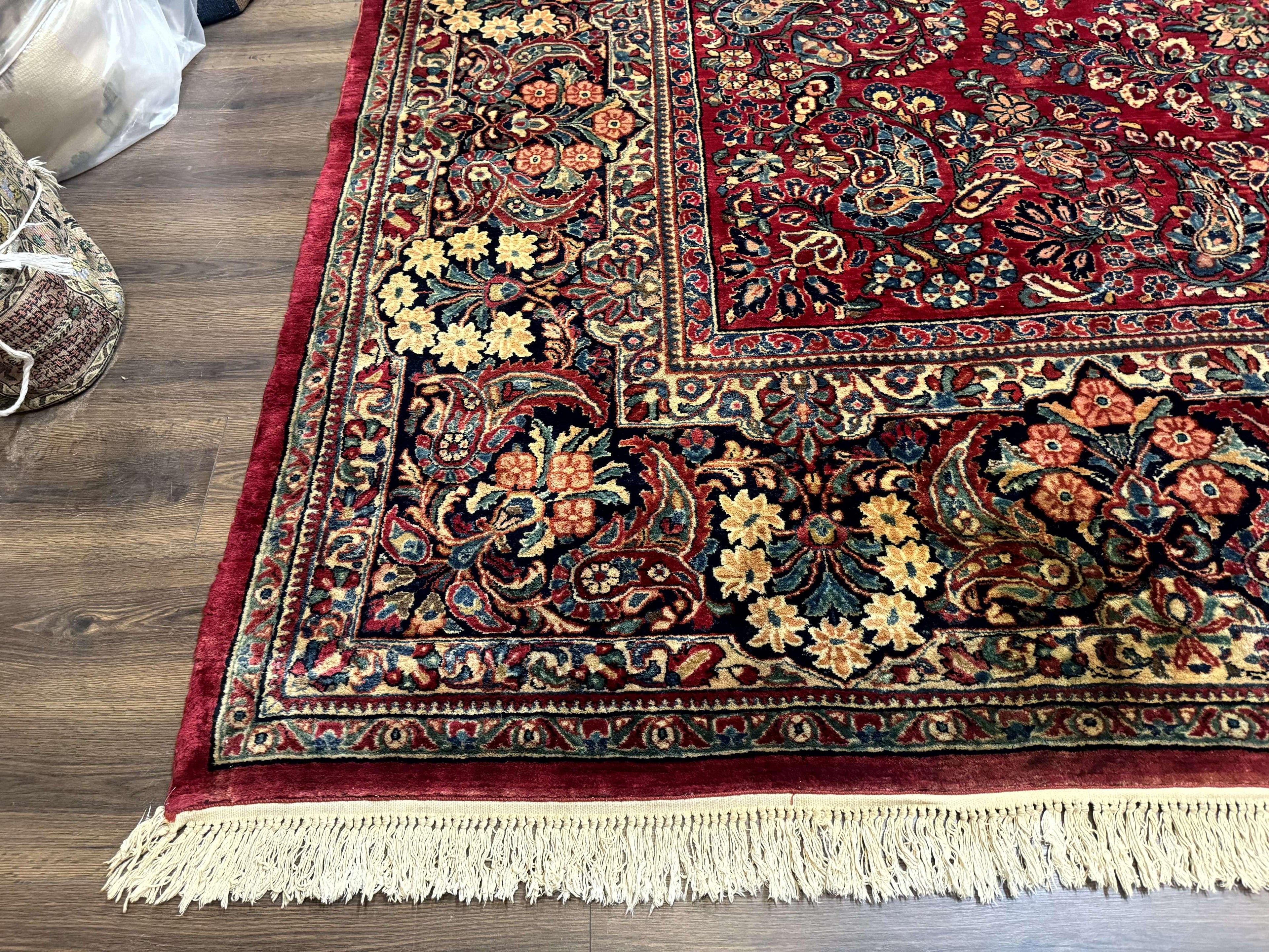 Palace Size Antique Persian Sarouk Rug 12x18