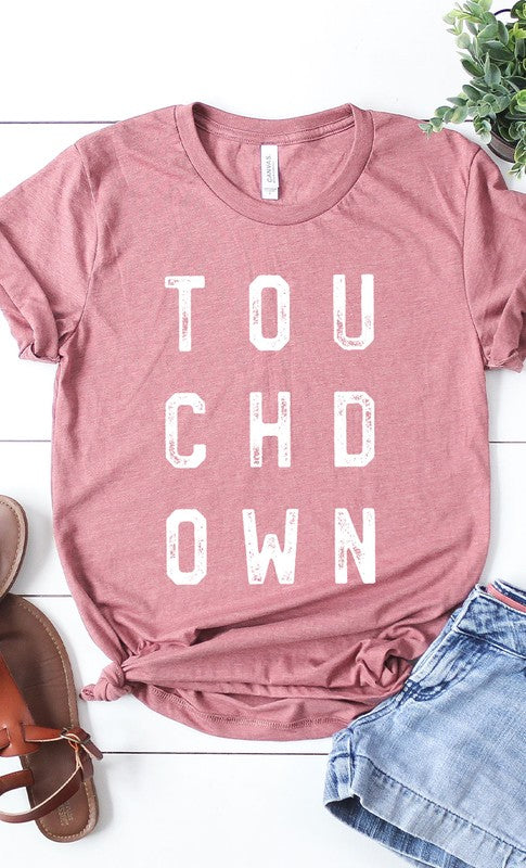 Retro Touchdown Graphic Tee T-Shirt PLUS
