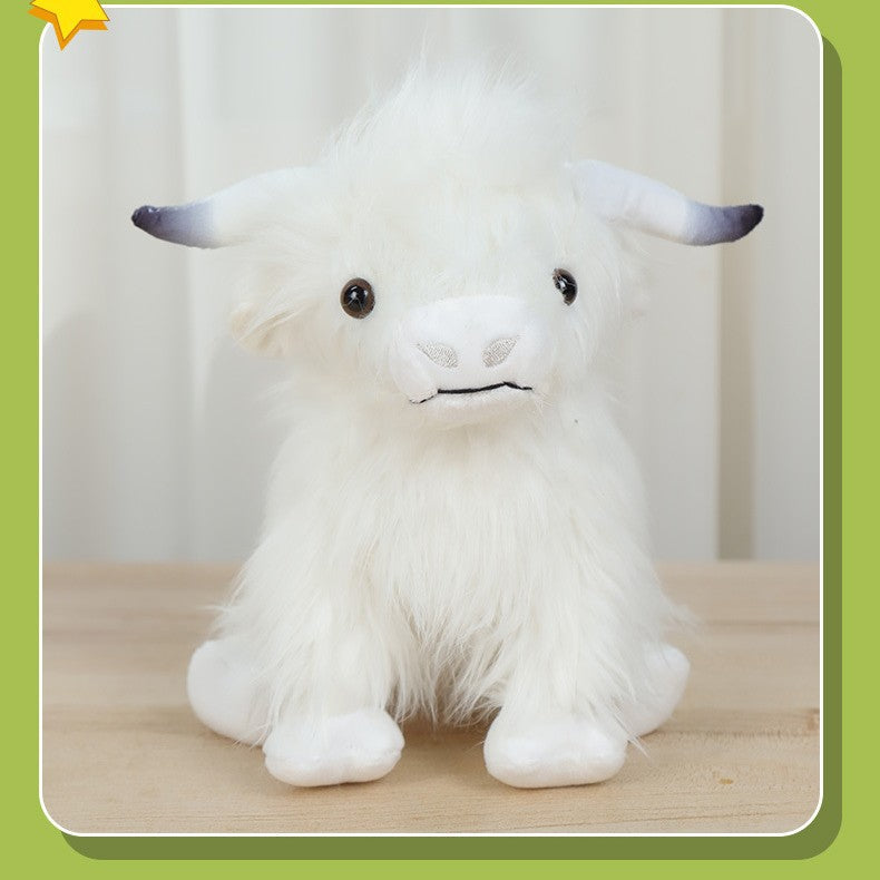 Scottish Highland Cow Toy Plush Stuffed Animal