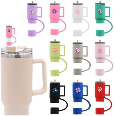 Fits 30oz 40oz Tumbler Cup Straw Topper Cover Drink Topper Drink Cup Cover for Accessories Straw Cap Reusable Straw Cover