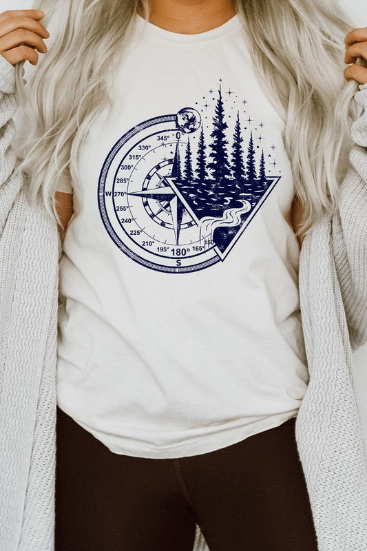 Forest River World Compass Navigator Graphic Tee T-Shirt