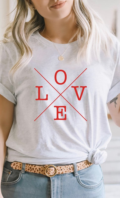 Love Valentines Day PLUS SIZE Graphic Tee T-Shirt