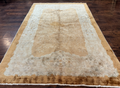 Chinese Peking Rug 5x7, Golden-Tan, Vintage Chinese Wool Carpet
